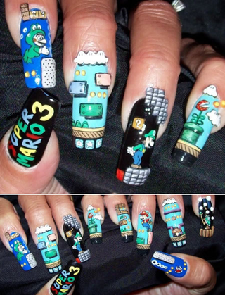 Illustration for article titled Intense Nail Art To Impress And Intimidate